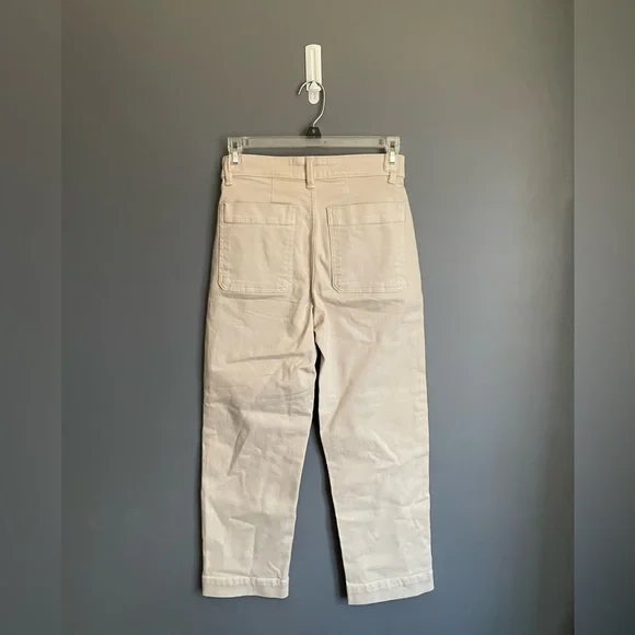 Everlane The Straight Leg Crop Jeans in Stone Size 00 - Picture 3 of 5